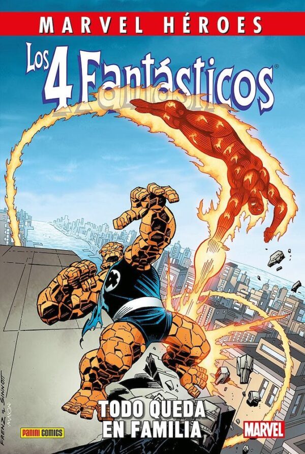 MARVEL HÉROES LOS 4 FANTÁSTICOS TODO QUEDA EN FAMILIA - PANINI